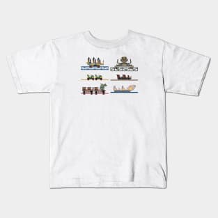 Phantasialand Coaster Cars Kids T-Shirt